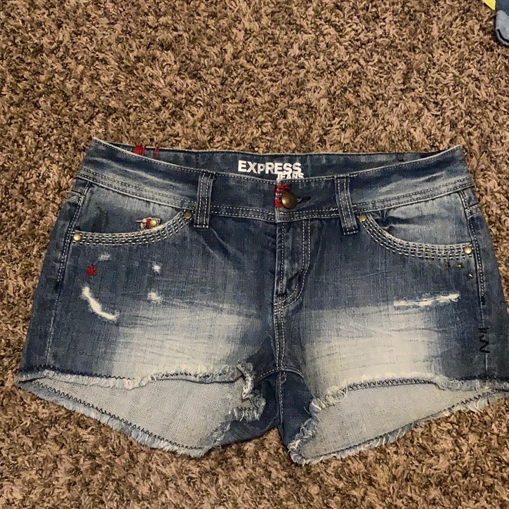 Express Jean denim shorts Size 8